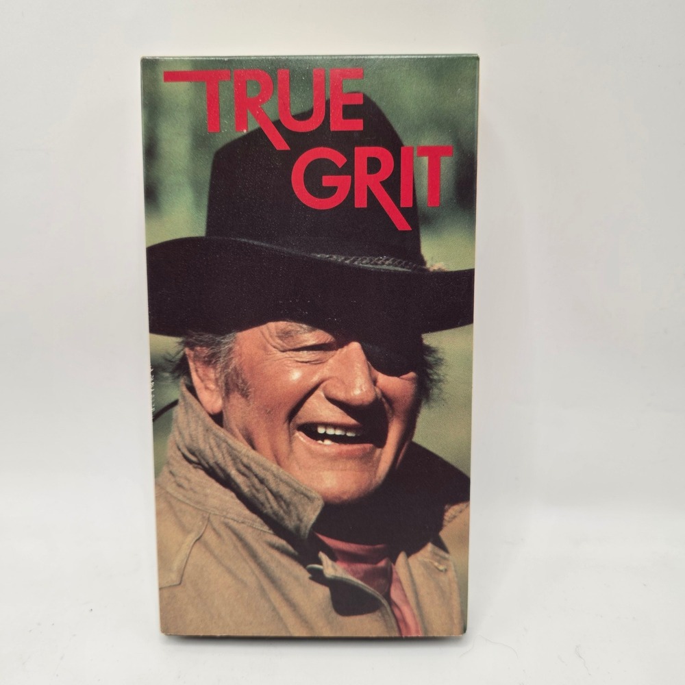 Paramount True Grit VHS John Wayne Western Color 75th Anniversary Classic Movie‎